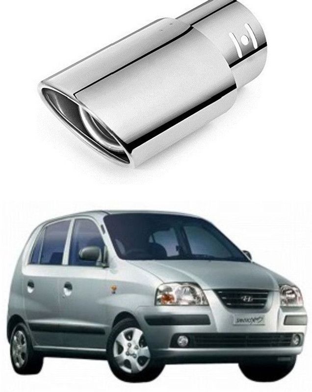 PRTEK Car Exhaust Tube in Tube-Silencer Muffler Tip for All Cars (Universal) 0056 Car Silencer  (Silencers tip Blue)