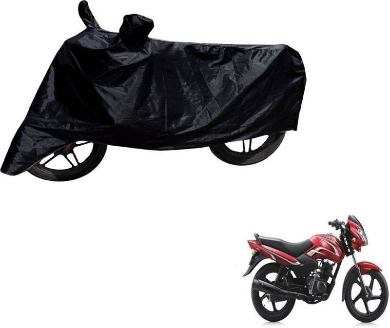 Blossom Trendz Two Wheeler Cover for TVS  (Sport, Black)