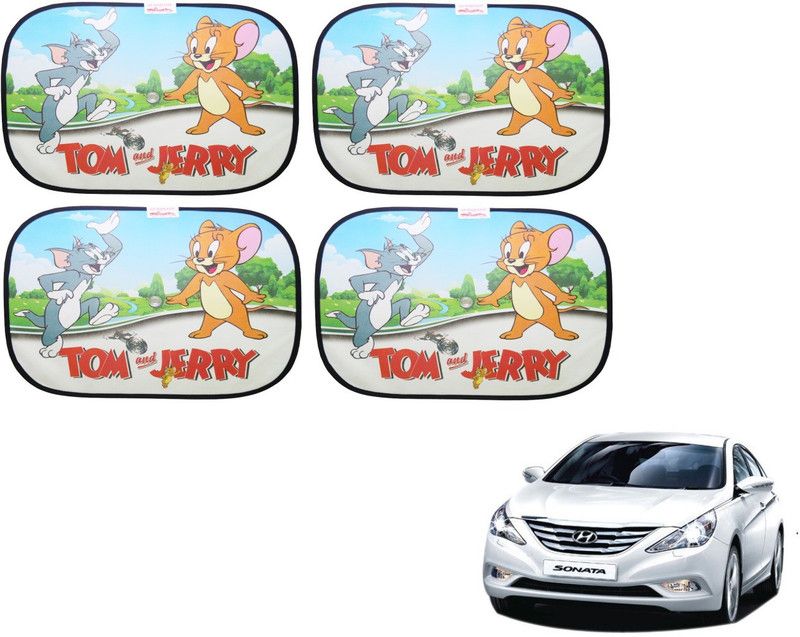 AUTYLE Side Window, Rear Window Sun Shade For Hyundai Sonata  (Multicolor)
