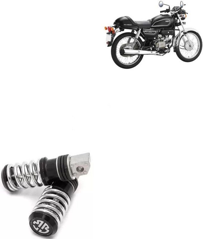 SEMAPHORE Bike Coil Spring Style For Hero Splendor Pro Classic Foot Rest  (Black)