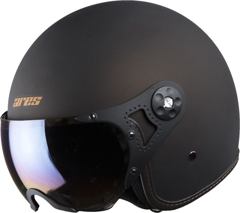 Steelbird Ares A-5 Aviator CG1 Motorbike Helmet  (Grey)