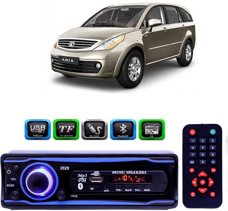 Genipap STEREO-999 BLUETOOTH/USB/SD/AUX/FM/MP3 (BLUE & Black)-509 Car Stereo  (Single Din)