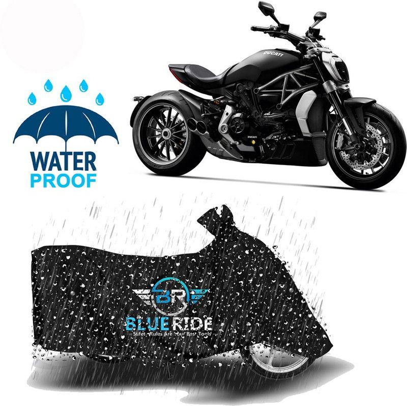 BLUERIDE Two Wheeler Cover for Ducati  (XDiavel, Black)