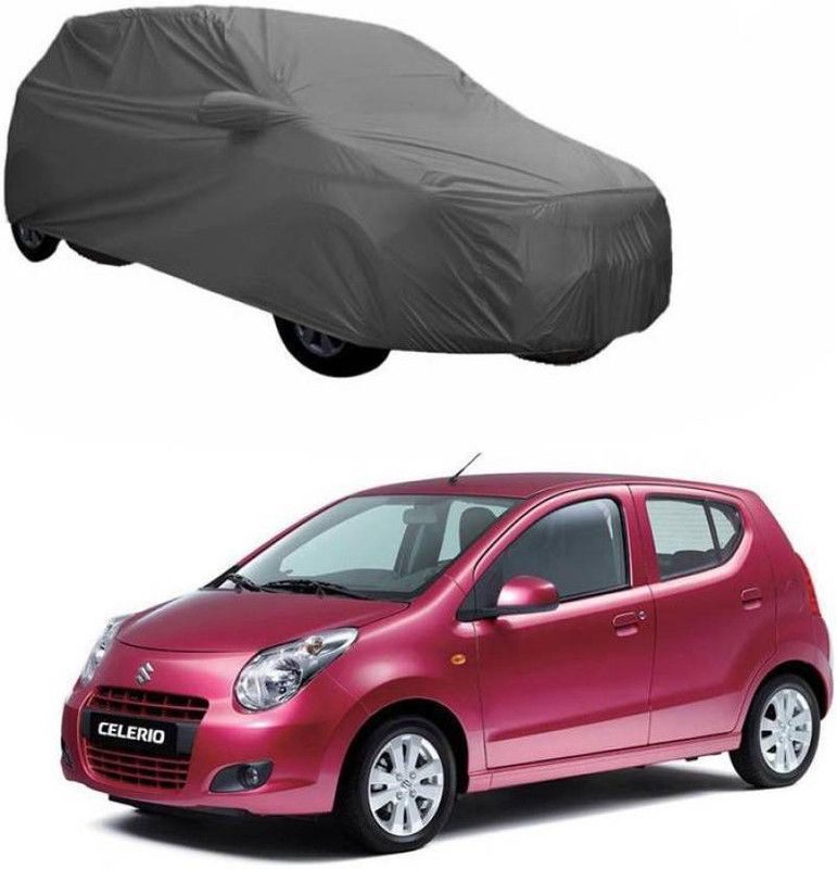 Gromaa Car Cover For Maruti Suzuki Celerio (Without Mirror Pockets)  (Grey)