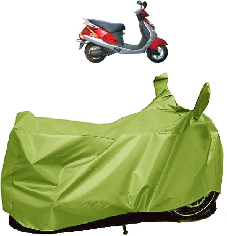 AutoFave Two Wheeler Cover for Kinetic  (Nova, Green)