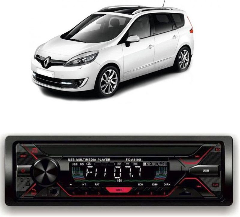 Genipap Car Stereo FX- A100U Car Stereo with Bluetooth, USB, SDCard , Aux G-482 Car Stereo  (Single Din)