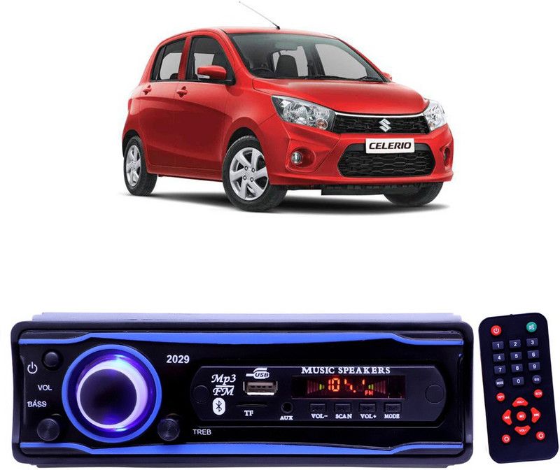 YUNEIK Blue Stereo-999 BLUETOOTH/USB/SD/AUX/FM/MP3 (BLUE & Black)Y-316 Car Stereo  (Single Din)
