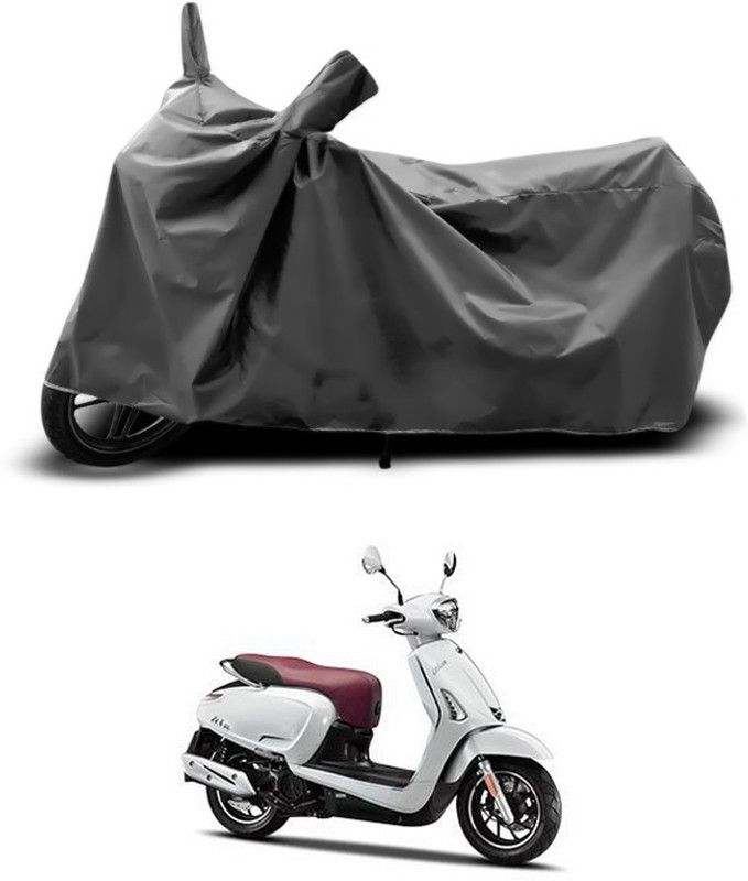 SEBOMGO Waterproof Two Wheeler Cover for 22Motors  (Grey)