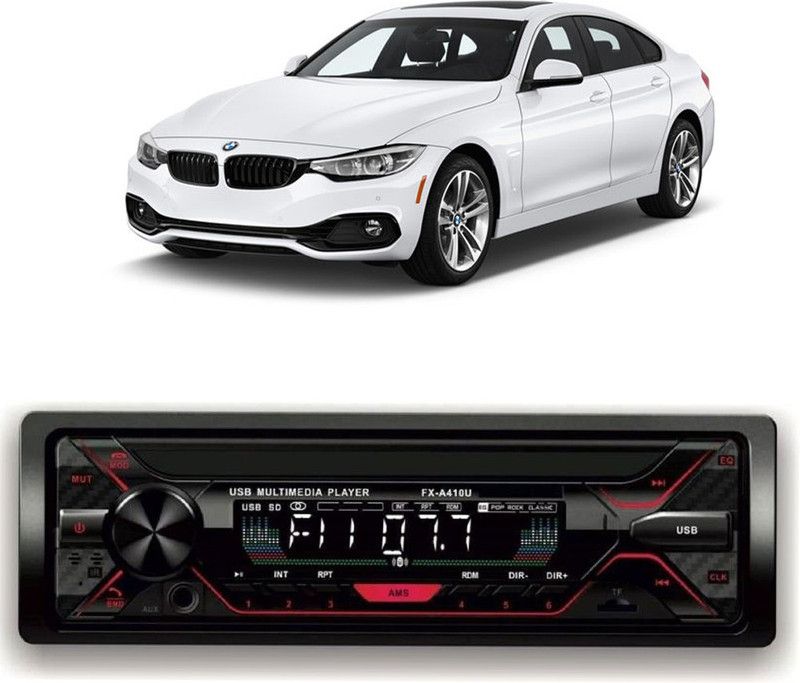 Purpleheart Car Stereo FX- A100U Car Stereo with Bluetooth, USB, SD Card , Aux P-42 Car Stereo  (Single Din)