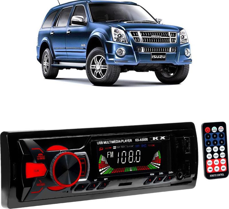 JBRIDERZ Boom Master A3000 with AUX/Bluetooth/USB/ MP3 B214 Car Stereo  (Single Din)
