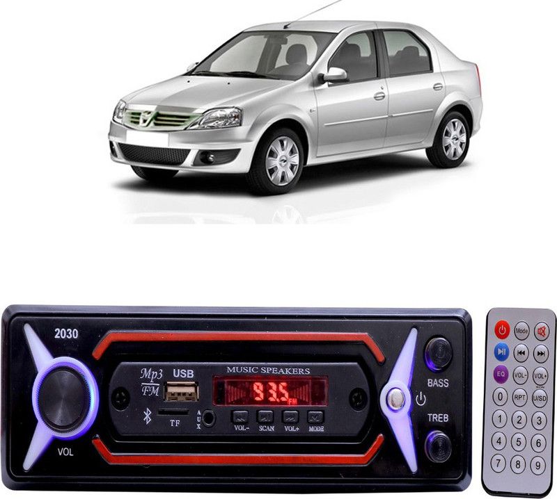 JBRIDERZ JB-2030 Red BLUETOOTH/USB/SD/AUX/FM/MP3 Car Stereo ( Single Din) G-284 Car Stereo  (Single Din)