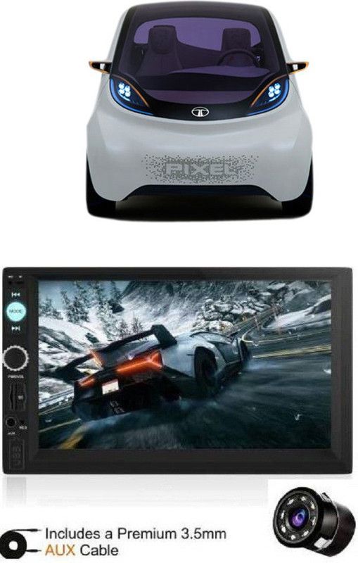 JBRIDERZ 7Inch HD DoubleDin TouchScreen with Rear View Camera Support With Camera B 530 Car Stereo  (Double Din)