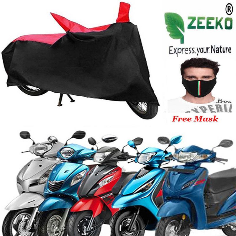 zeeko Two Wheeler Cover for Suzuki  (Scooty, Multicolor)