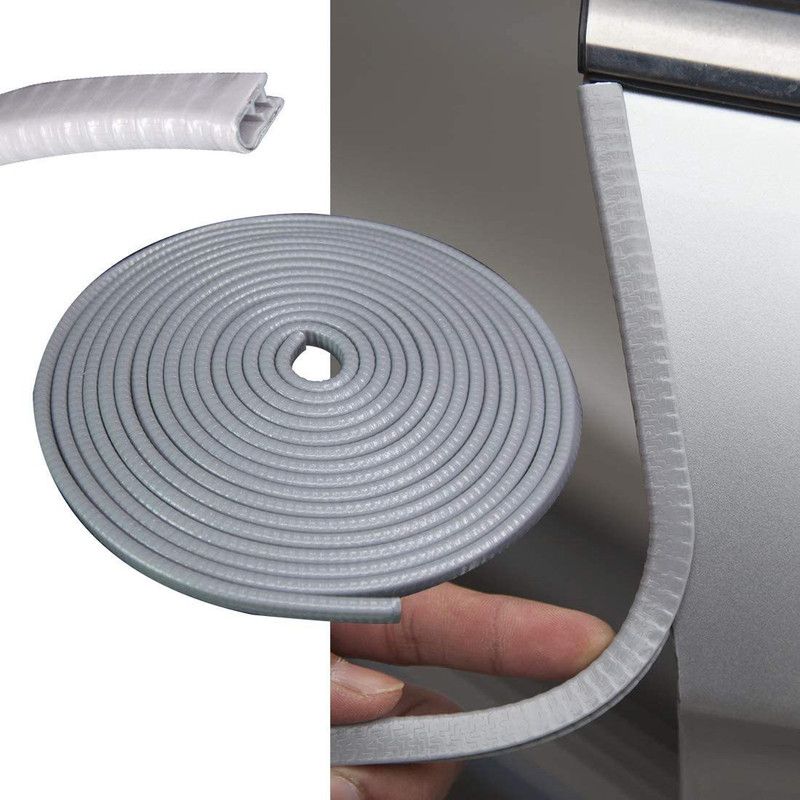 XZRTZ Rubber, Stainless Steel Car Door Guard  (Grey, Pack of 1, Chevrolet, Captiva)