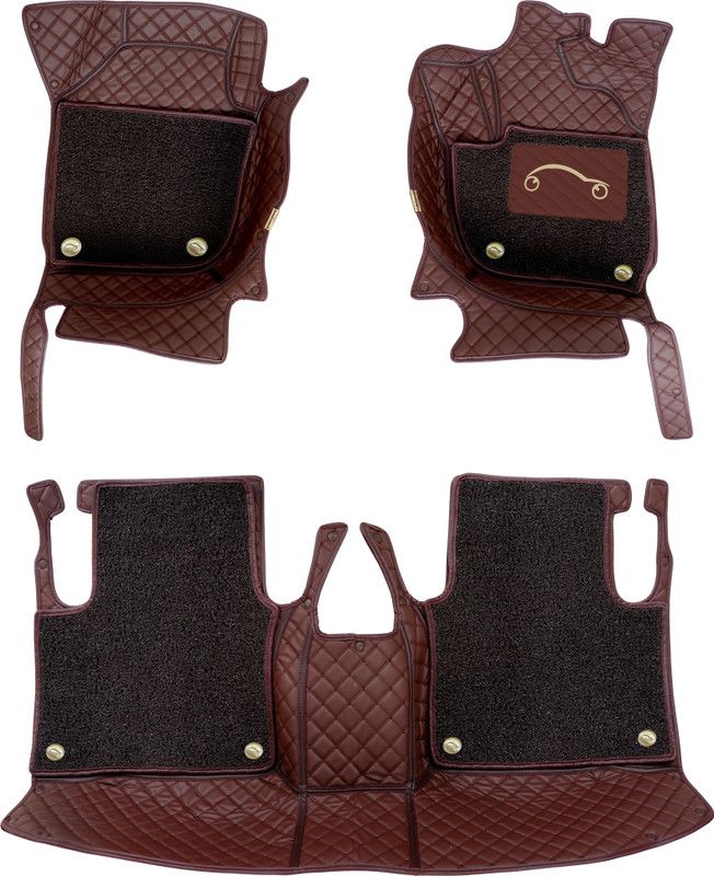 AutoFurnish Leatherite 7D Mat For Renault Kiger  (Maroon)