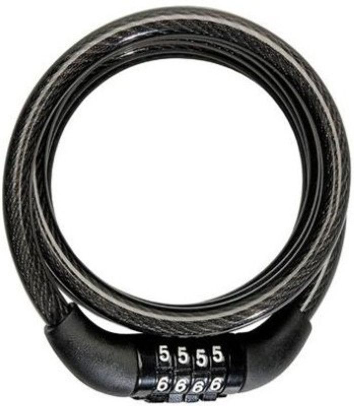 Generic Hub Combination Number Cable Lock Combination Lock  (Black)