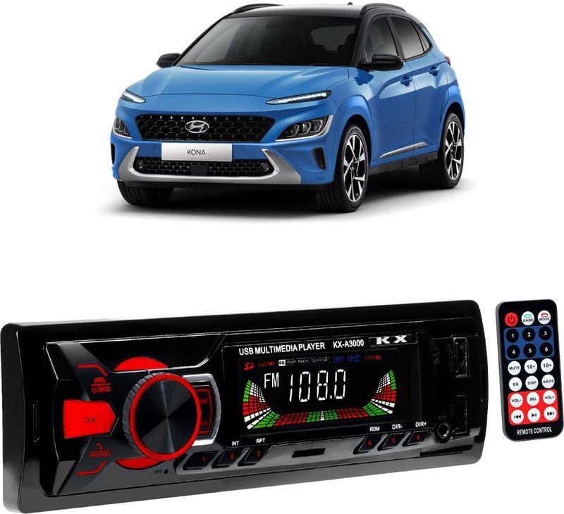 JBRIDERZ Boom Master A3000 with AUX/Bluetooth/USB/ MP3 B191 Car Stereo  (Single Din)