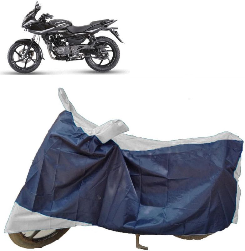 AutoFave Two Wheeler Cover for Bajaj  (Pulsar 220, Multicolor)