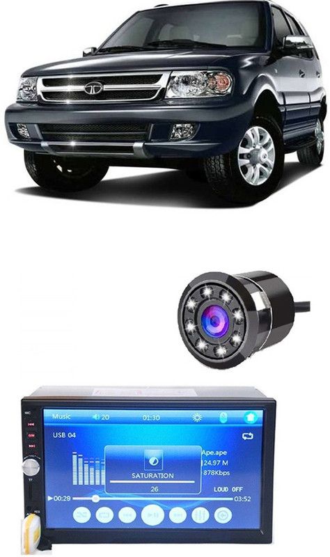 JBRIDERZ FIX BT SCREEN WITH LED CAMERA FOR ALL CARS E 541 Car Stereo  (Double Din)
