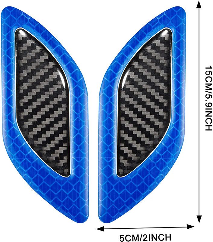 Kashyap Water Zone Blue Car High Intensity Reflective Stickers 5 mm x 5 m Blue Reflective Tape  (Pack of 1)