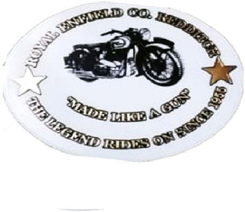 RAUR Sticker & Decal for Car  (White)