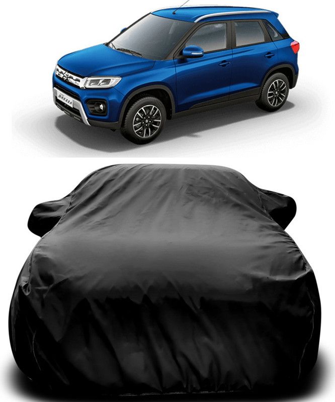 Genipap Car Cover For Maruti Suzuki Vitara (With Mirror Pockets)  (Black)