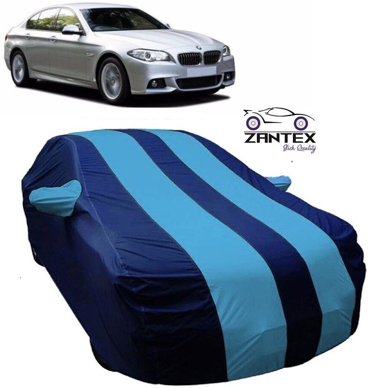 ZANTEX Car Cover For BMW 520d (With Mirror Pockets)  (Blue)