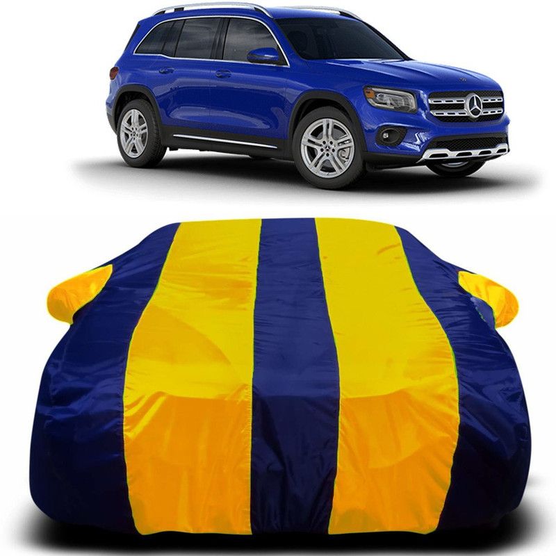Ascension Car Cover For Mercedes Benz GLB (With Mirror Pockets)  (Yellow, Blue)