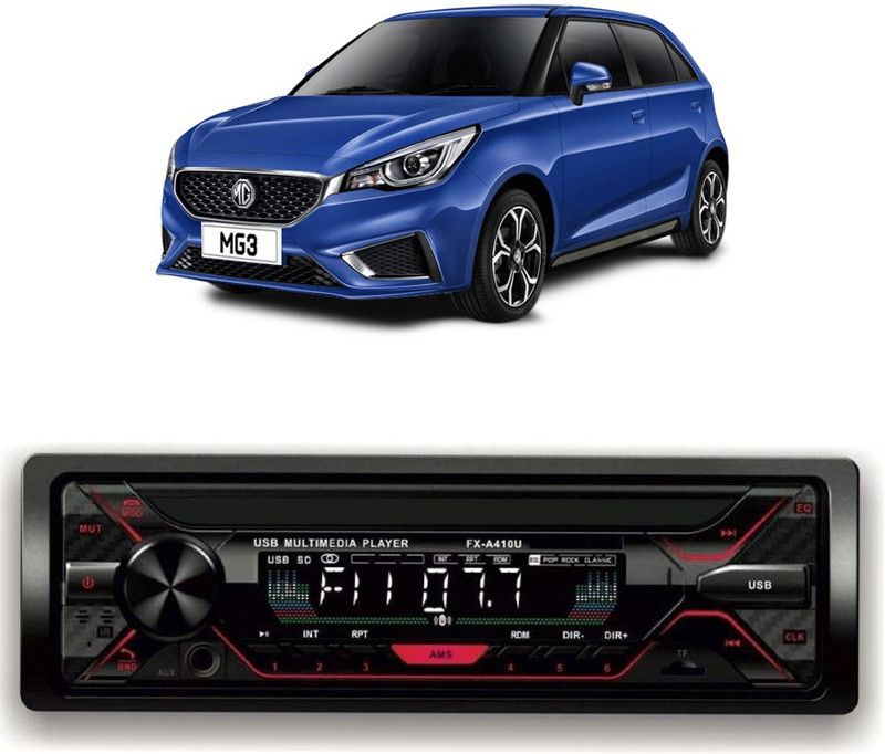 Purpleheart Car Stereo FX- A100U Car Stereo with Bluetooth, USB, SD Card , Aux P-419 Car Stereo  (Single Din)