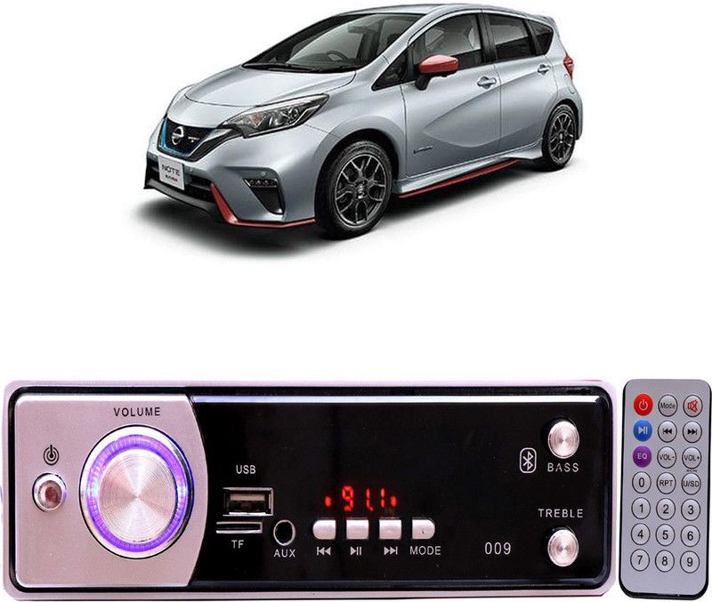 Genipap Silver009 BLUETOOTH/USB/SD/AUX/FM/MP3 Car Stereo ( Single Din) -445 Car Stereo  (Single Din)
