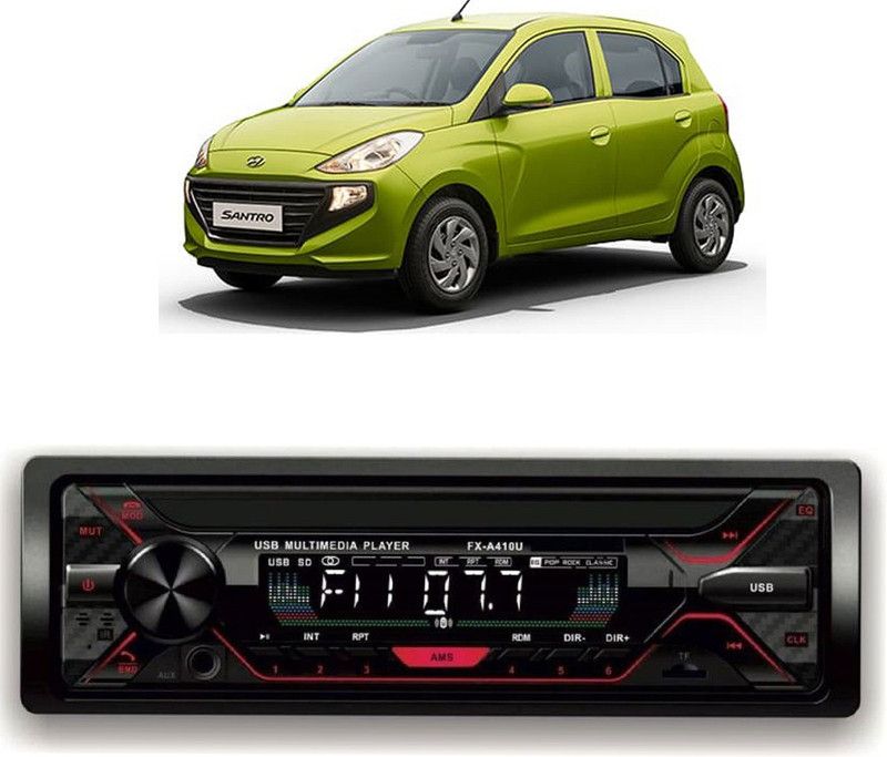 Purpleheart Car Stereo FX- A100U Car Stereo with Bluetooth, USB, SD Card , Aux P-195 Car Stereo  (Single Din)