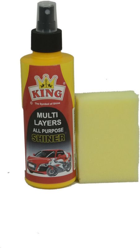 MAURYA KING Liquid Car Polish for Dashboard, Tyres, Headlight, Leather, Metal Parts, Exterior  (250 ml)