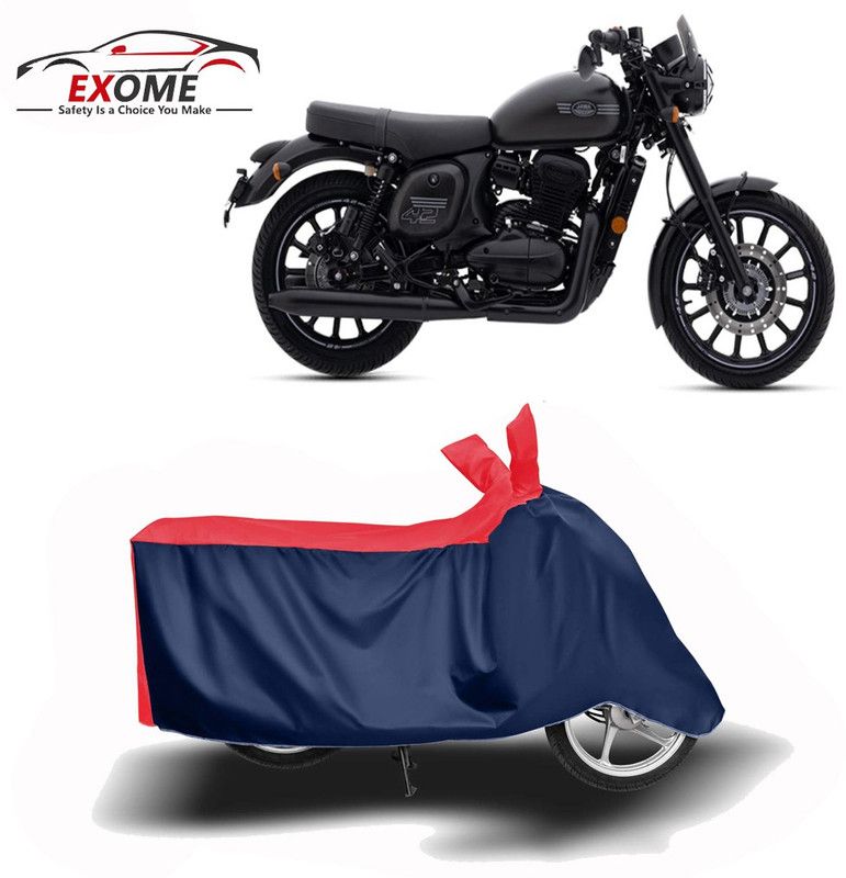 EXOME Two Wheeler Cover for JAWA  (Forty Two, Red, Blue)