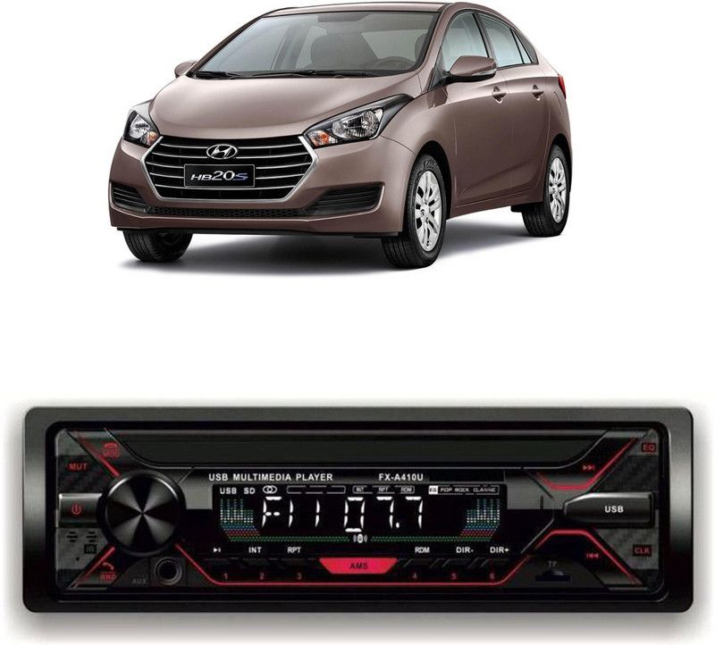 Bluedrum Car Stereo FX- A100U Car Stereo with Bluetooth, USB, SDCard , Aux B-211 Car Stereo  (Single Din)