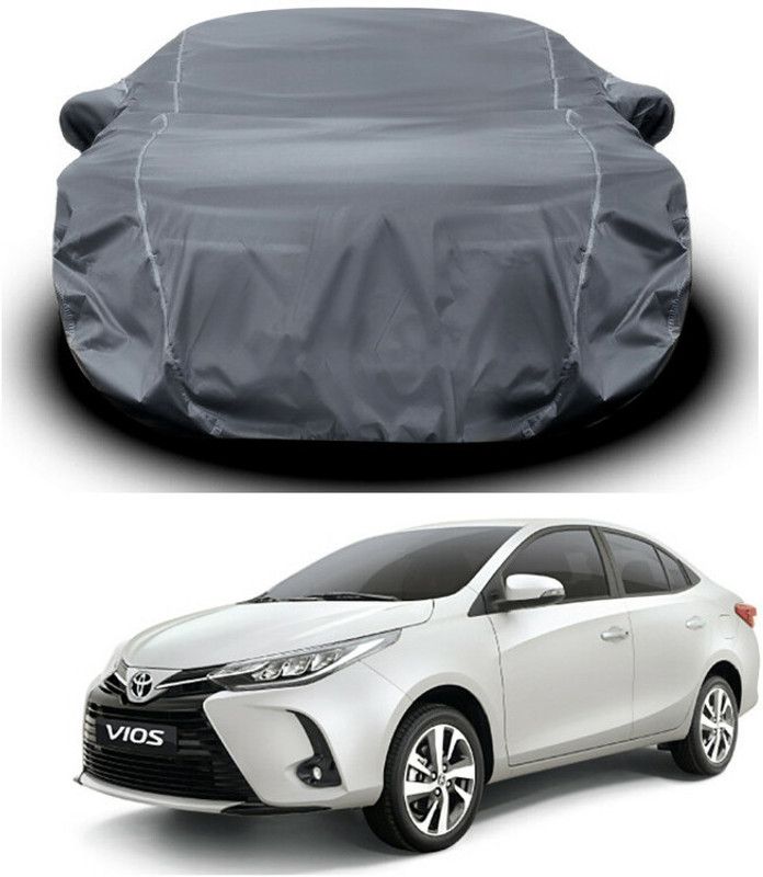 Ascension Car Cover For Toyota VIOS (With Mirror Pockets)  (Grey)