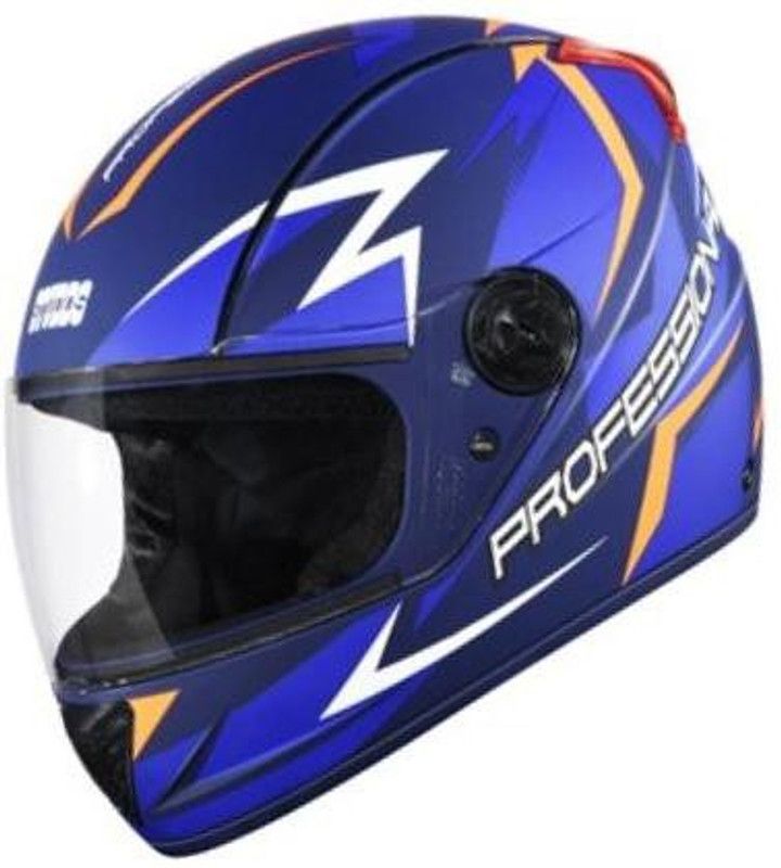 STUDDS PROFESSIONAL D1 Motorbike Helmet  (BLUE N1)