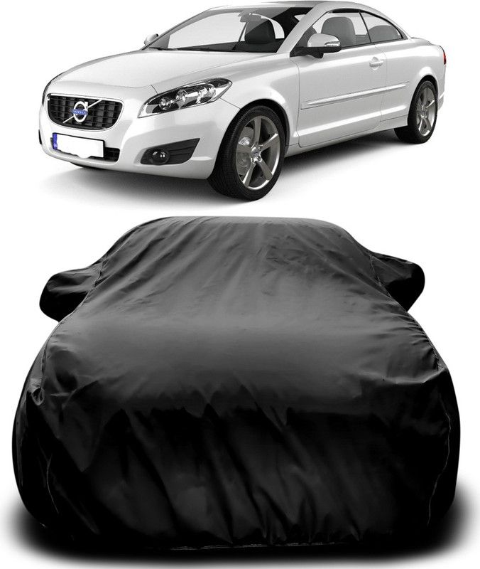 Genipap Car Cover For Volvo C70 (With Mirror Pockets)  (Black)