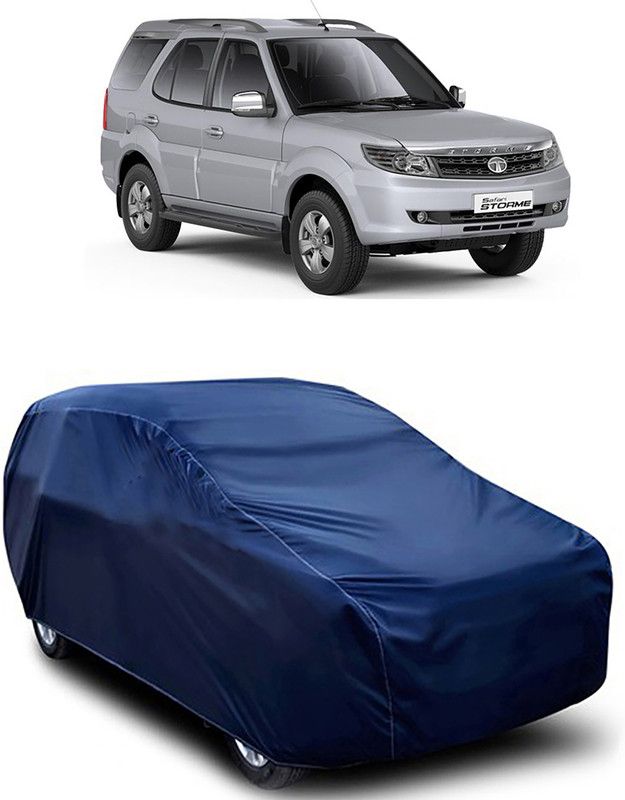 MoTRoX Car Cover For Tata Safari (Without Mirror Pockets)  (Blue)