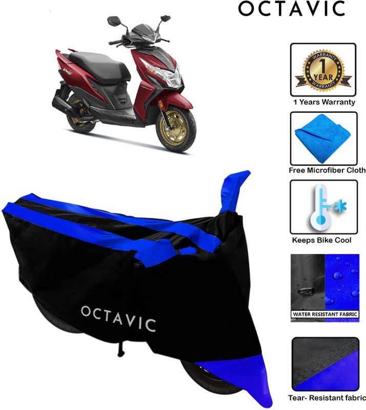 octavic Waterproof Two Wheeler Cover for Honda  (Deo, Blue)