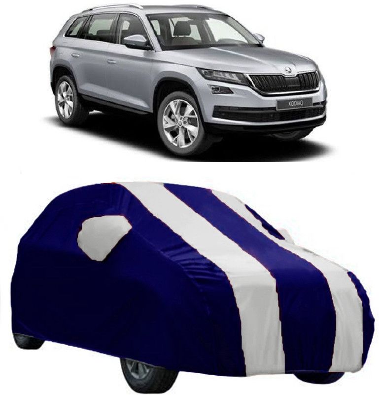 AutoRock Car Cover For Skoda Kodiaq (With Mirror Pockets)  (White)