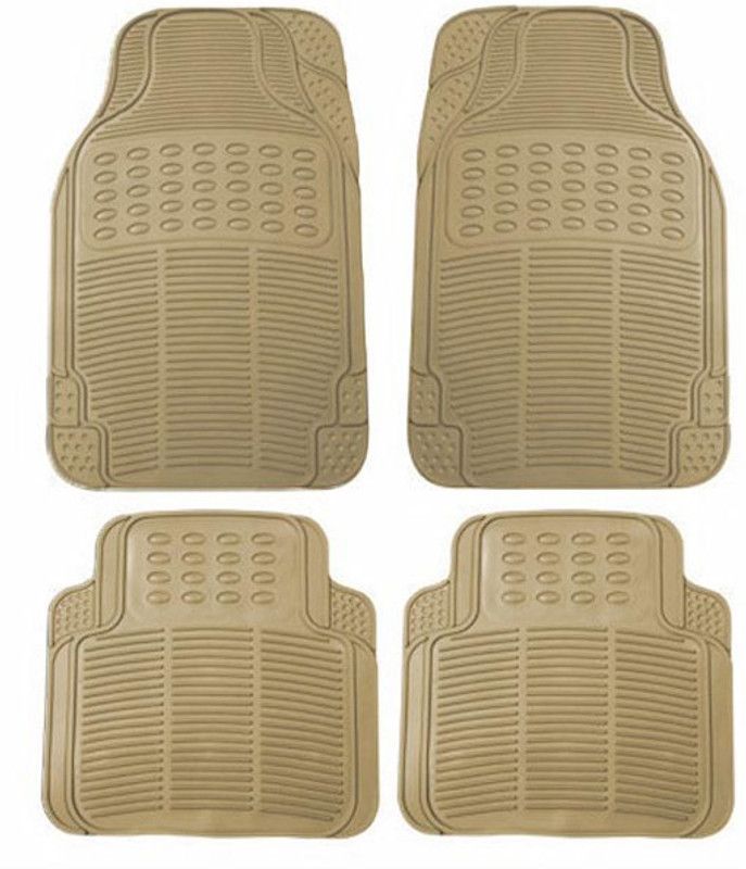 UNIQUE Rubber Standard Mat For Renault Fluence  (Beige)