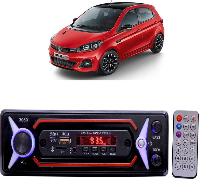 Dvis D-2030 Red BLUETOOTH/USB/SD/AUX/FM/MP3 Car Stereo ( Single Din) D-196 Car Stereo  (Single Din)