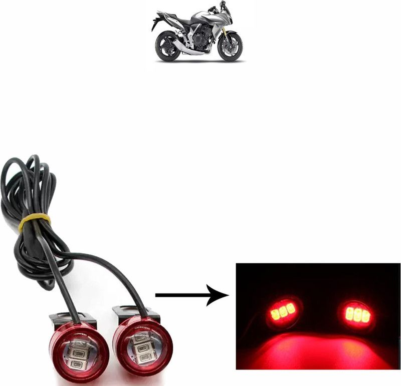 Vagary WATERPROOF BLINKING LIGHT WITH 3 MODES-025 Brake Light, Tail Light, License Plate Light, Parking Light Motorbike LED for Honda (12 V, 10 W)  (CBF 150, Pack of 2)