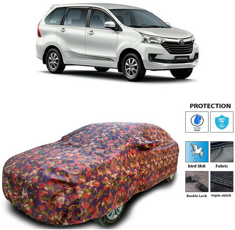Ascension Car Cover For Toyota Avanza (With Mirror Pockets)  (Multicolor)