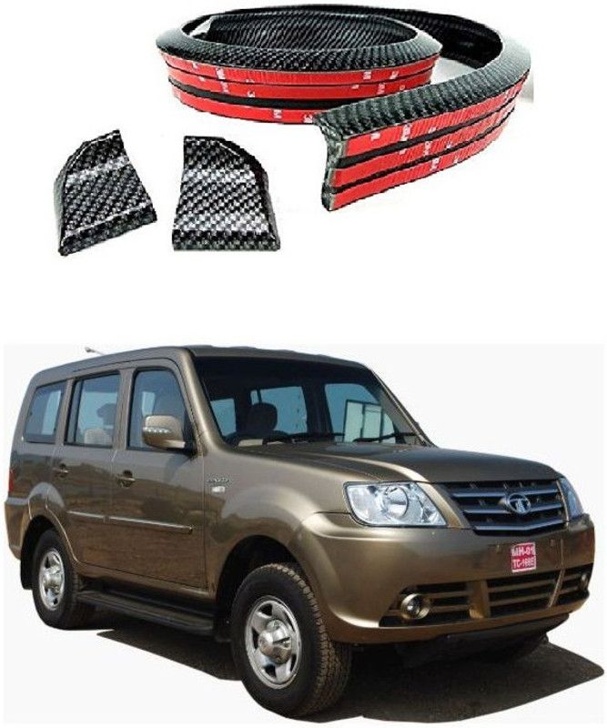 PRTEK Carbon Finish Trimmable Car Spoiler Car Lip Spoiler Universal Fit for Cars 0017 Car Spoiler