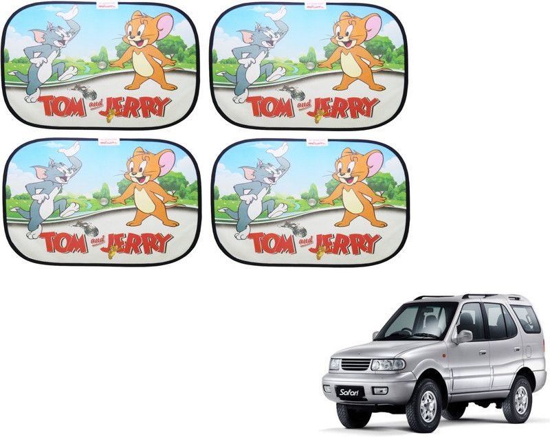 AUTYLE Side Window, Rear Window Sun Shade For Tata Safari Dicor  (Multicolor)