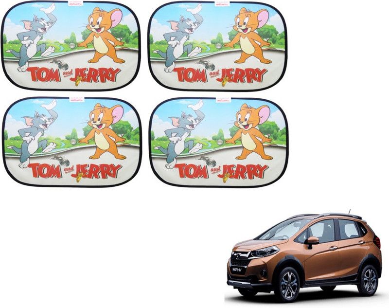 MOCKHE Side Window Sun Shade For Honda  (Multicolor)