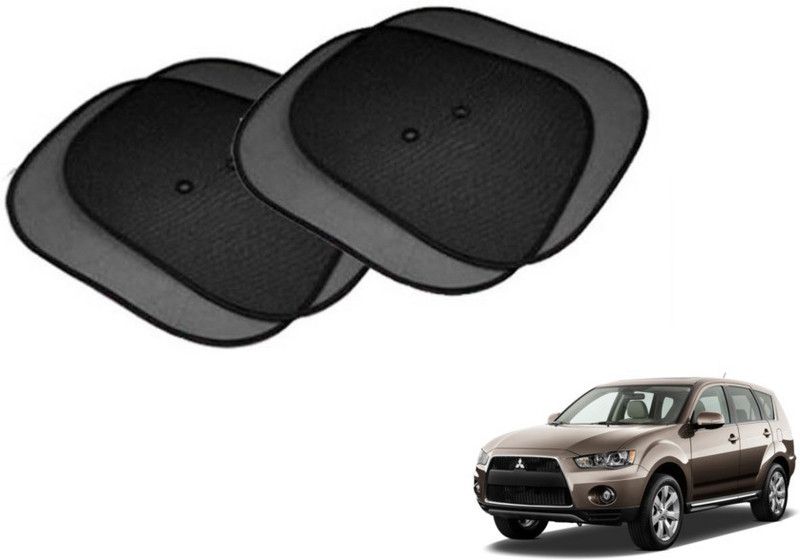 MOCKHE Side Window Sun Shade For Mitsubishi Outlander  (Black)