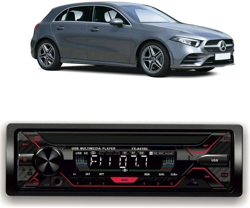 Purpleheart Car Stereo FX- A100U Car Stereo with Bluetooth, USB, SD Card , Aux P-365 Car Stereo  (Single Din)