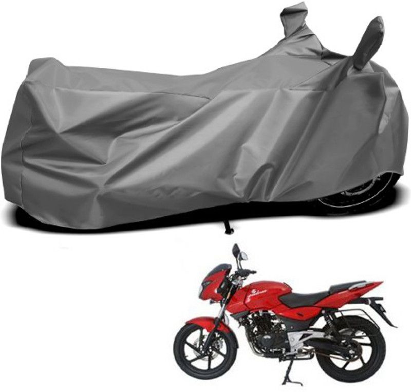 THE REAL ARV Waterproof Two Wheeler Cover for Bajaj  (Pulsar 200 NS DTS-i, Grey)